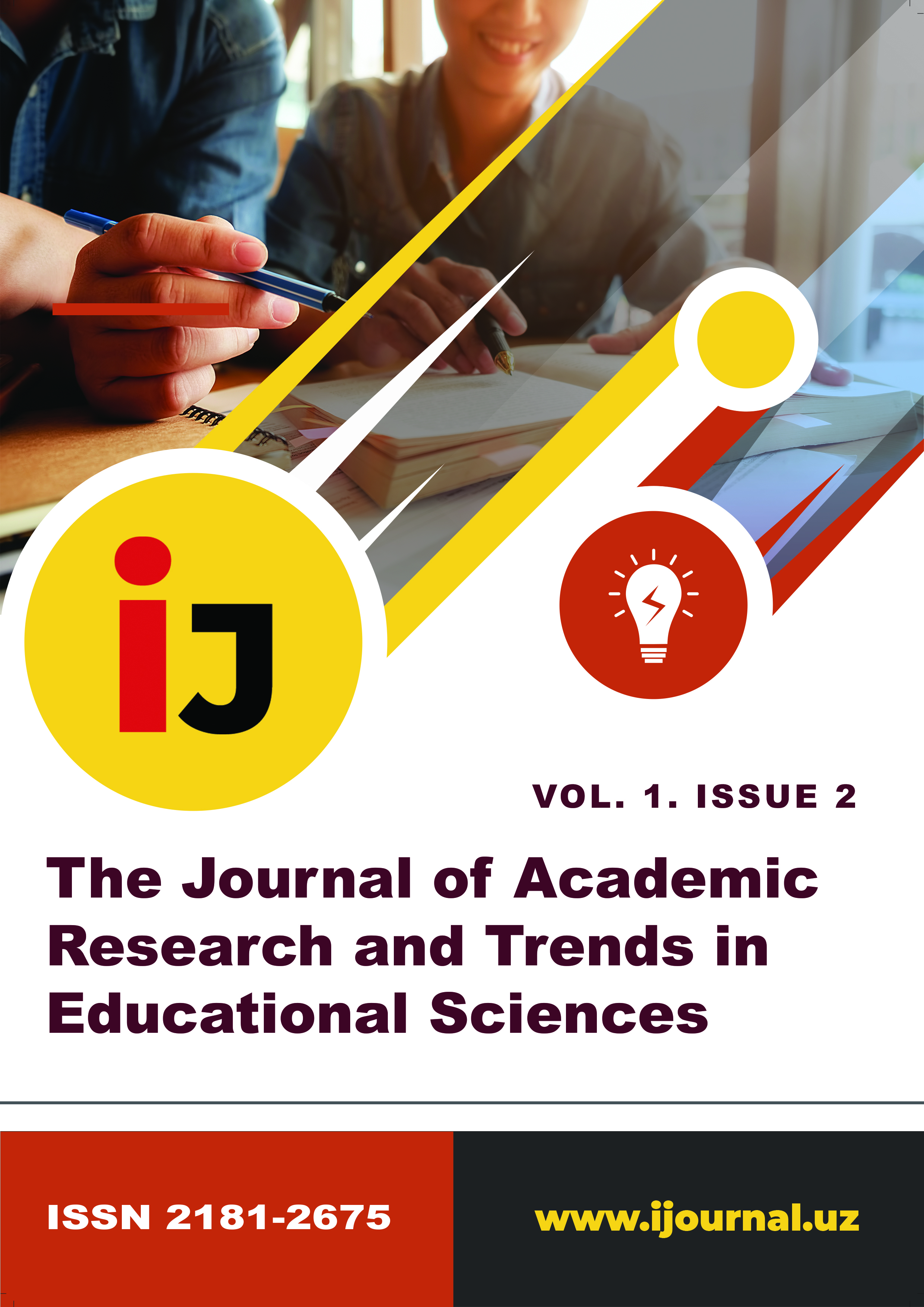 					View Vol. 1 No. 2 (2021): Journal of Academic Research and Trends in Educational Sciences (JARTES)
				